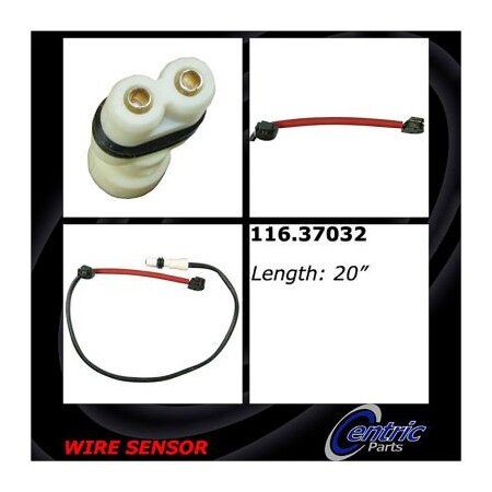 Centric Brake Pad Sensor Wires, Parts 116.37032